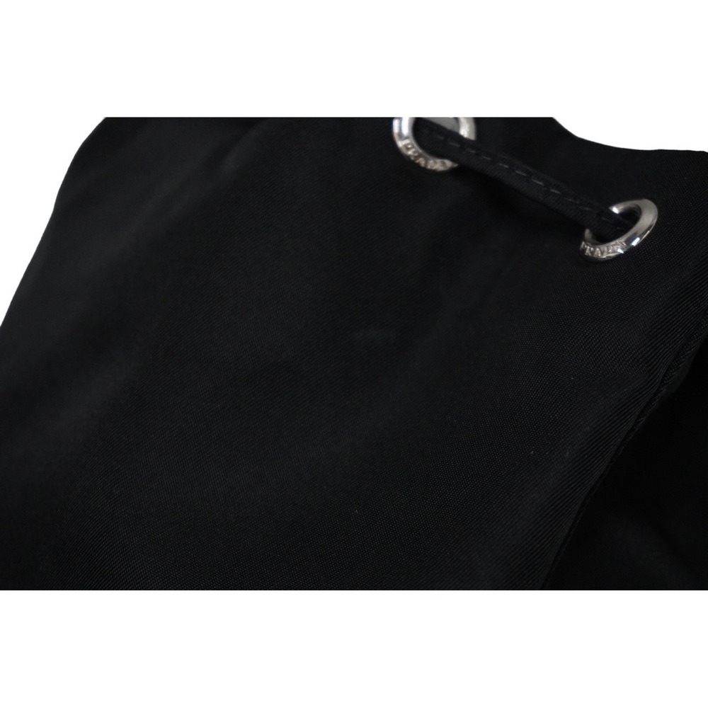 Prada Drawstring Pouch Triangle Logo Tessuto Nylo… - image 6